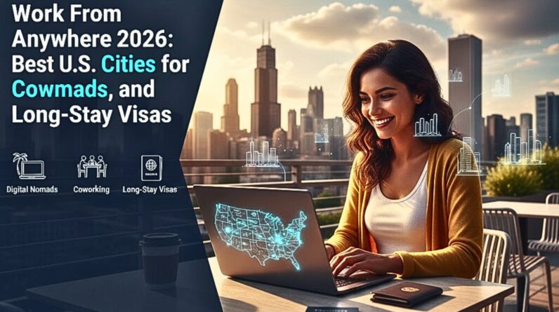 Work From Anywhere 2026: Best U.S. Cities for Digital Nomads, Coworking, and Long-Stay Visas